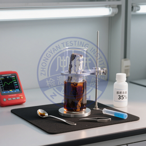 原油胶质含量影响渗吸检测